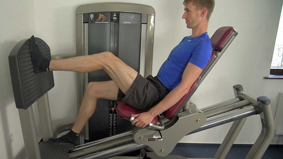 the leg press is a great exercise to cure jumpers knee